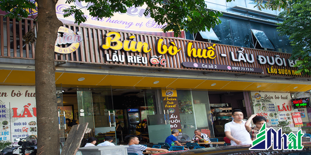 biển quảng cáo quán ăn sáng