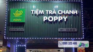 giá bảng hiệu tôn sóng