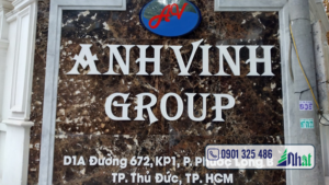 bảng hiệu cổng công ty