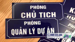 biển tên phòng ban