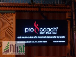 biển alu âm bản Làm bảng hiệu quận 9