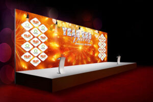 thiết kế backdrop sự kiện
